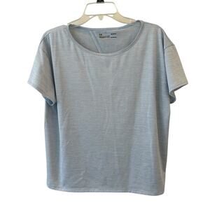 Under Armour Women's Light Blue Top Large